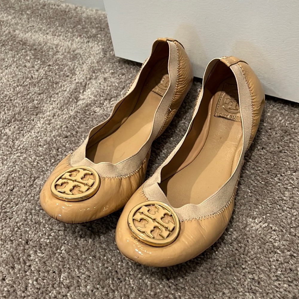 Tory Burch Minnie ballet flats, size 9